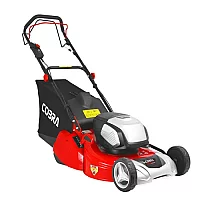 Cobra RM51SP80V Cordless Rear Roller Lawnmower with 2 x Battery and Charger