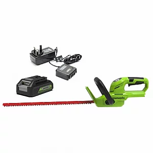 Greenworks24V Cordless Hedgetrimmer Kit G24HT56K2