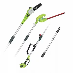 Greenworks 40V Cordless Long Reach Hedge Trimmer and Pruner Tool only