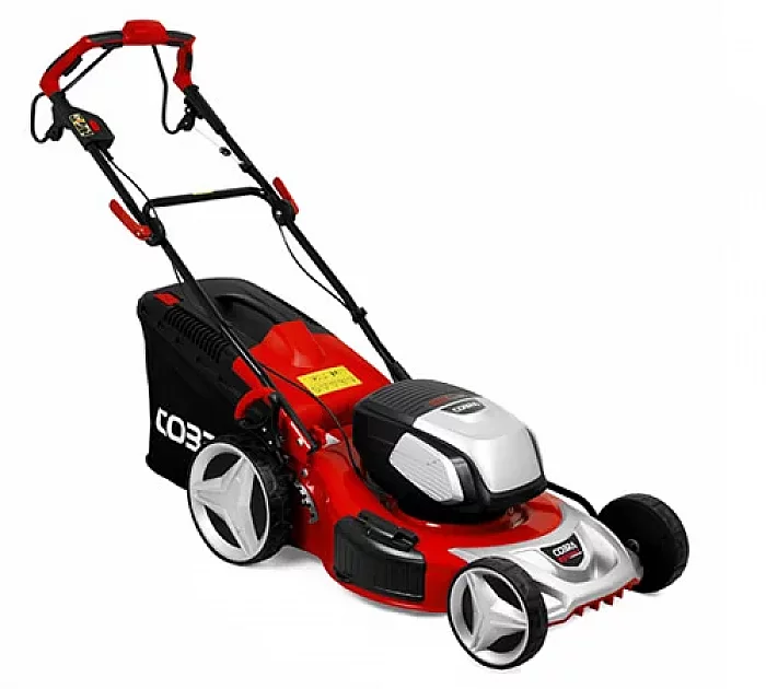 Cobra MX51S80V SelfPropelled Cordless Lawnmower Twin Batteries and Chargers Incl
